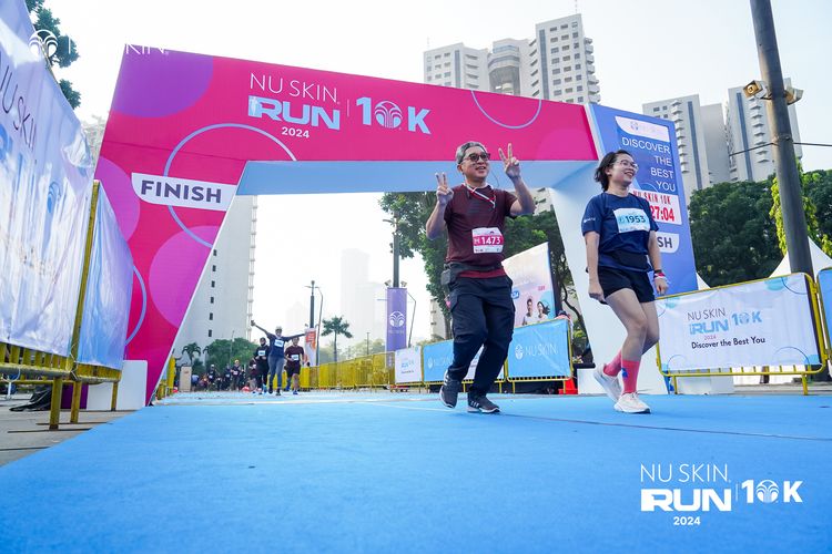 Race photo from Nu Skin Run 10K