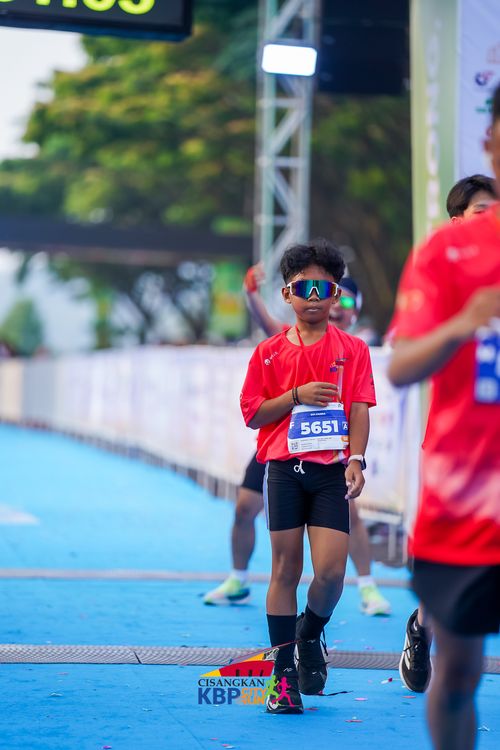 Race photo from CISANGKAN KBP CITY RUN 2025