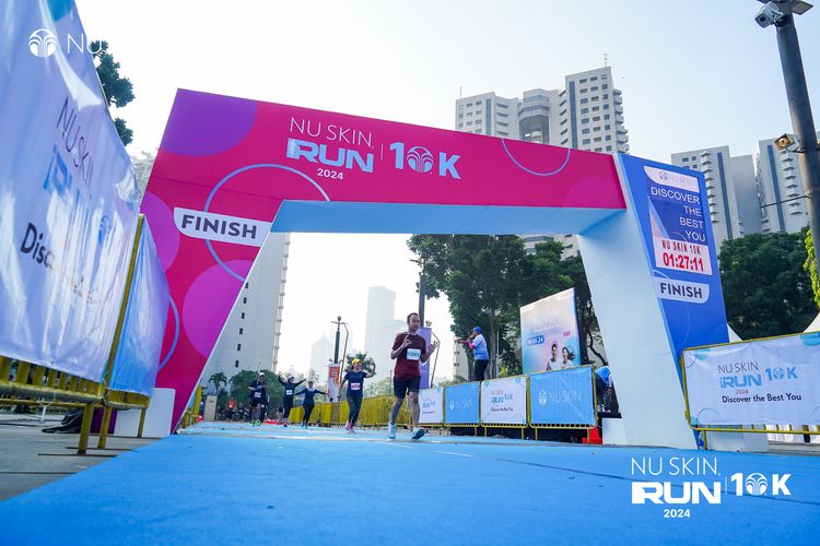 Race photo from Nu Skin Run 10K
