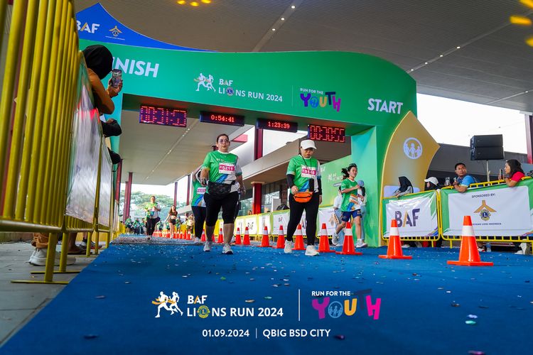 Race photo from BAF LIONS RUN 2024