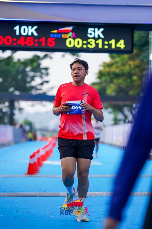 Race photo from CISANGKAN KBP CITY RUN 2025