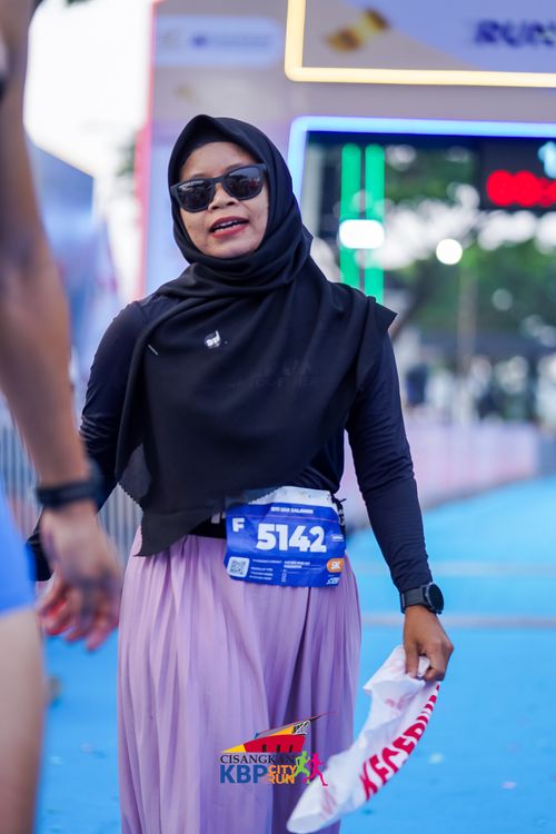 Race photo from CISANGKAN KBP CITY RUN 2025