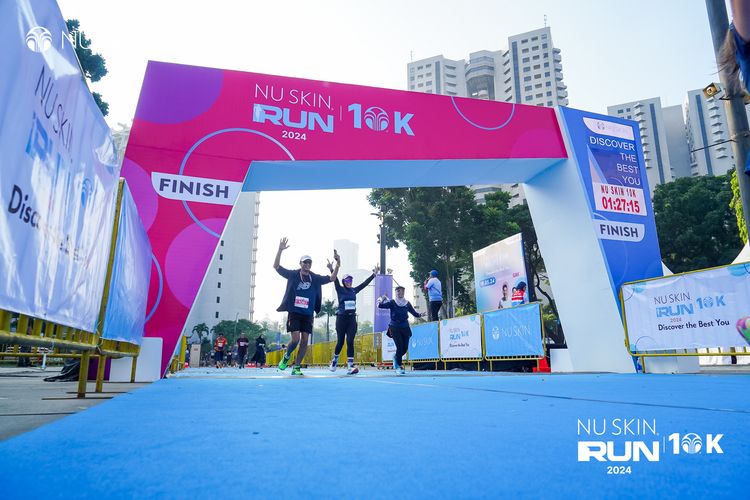 Race photo from Nu Skin Run 10K