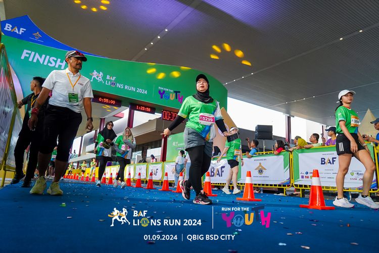 Race photo from BAF LIONS RUN 2024