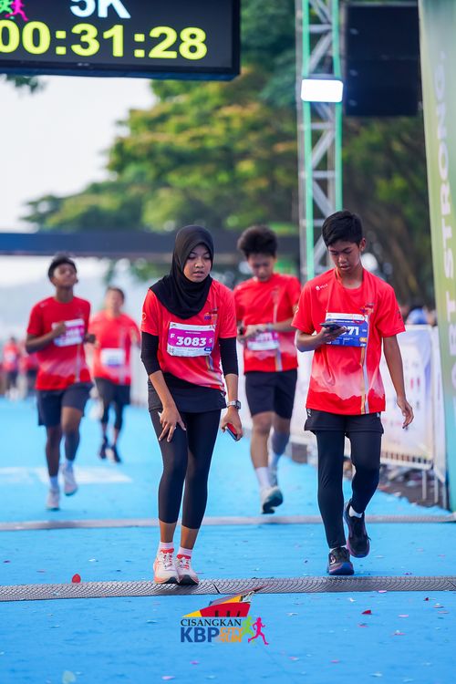 Race photo from CISANGKAN KBP CITY RUN 2025