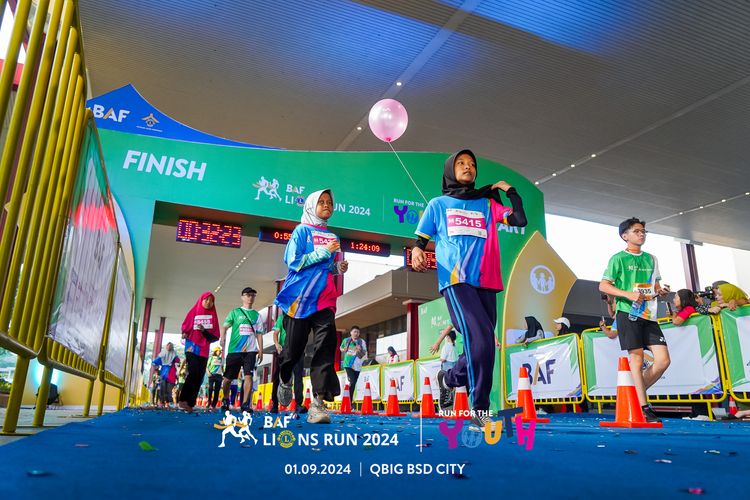 Race photo from BAF LIONS RUN 2024