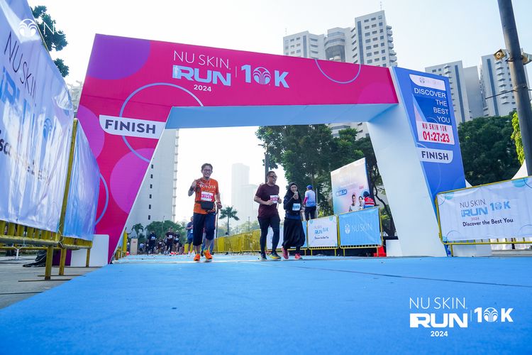 Race photo from Nu Skin Run 10K