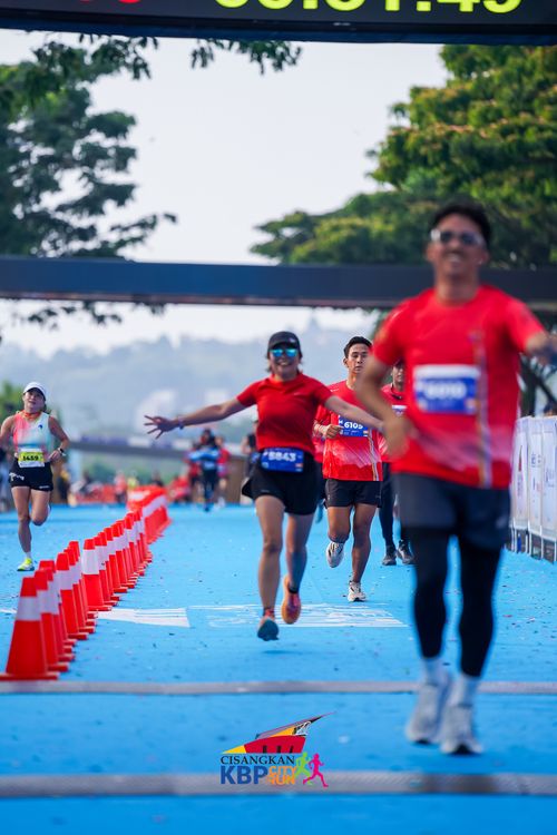 Race photo from CISANGKAN KBP CITY RUN 2025