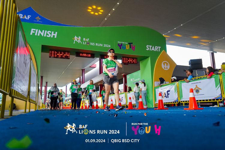 Race photo from BAF LIONS RUN 2024