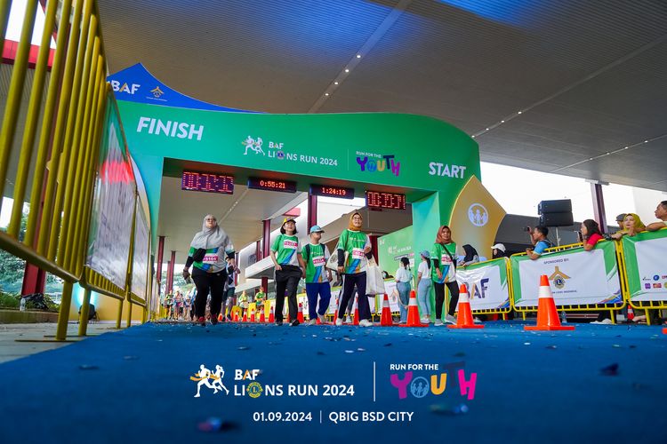 Race photo from BAF LIONS RUN 2024
