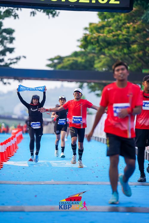 Race photo from CISANGKAN KBP CITY RUN 2025