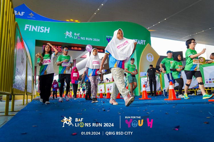 Race photo from BAF LIONS RUN 2024