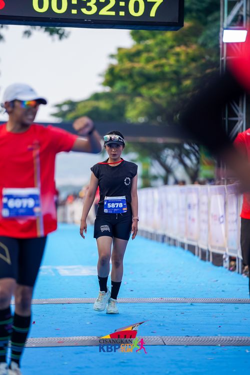 Race photo from CISANGKAN KBP CITY RUN 2025