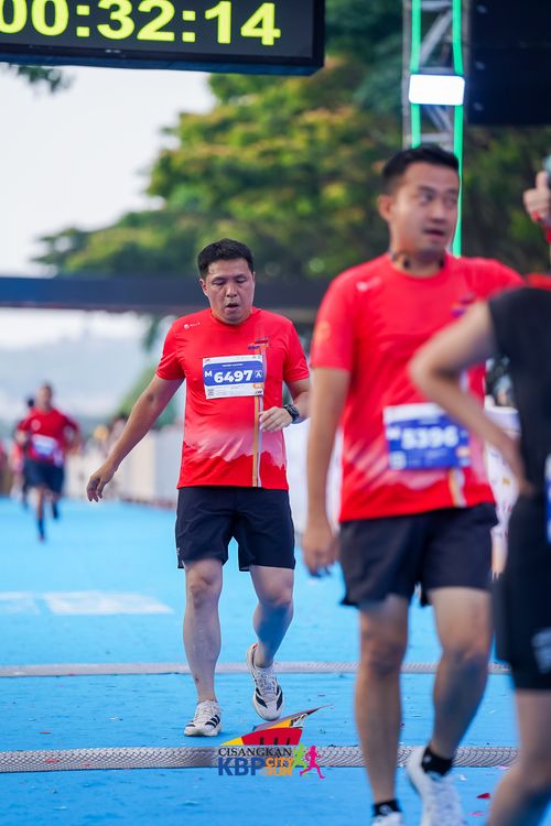 Race photo from CISANGKAN KBP CITY RUN 2025
