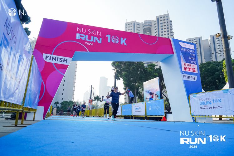 Race photo from Nu Skin Run 10K