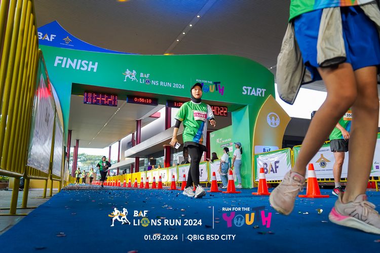 Race photo from BAF LIONS RUN 2024