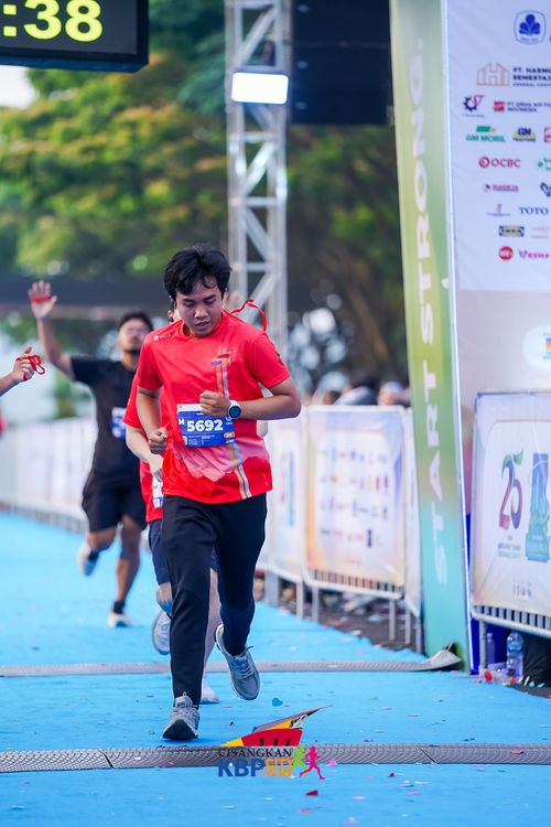 Race photo from CISANGKAN KBP CITY RUN 2025