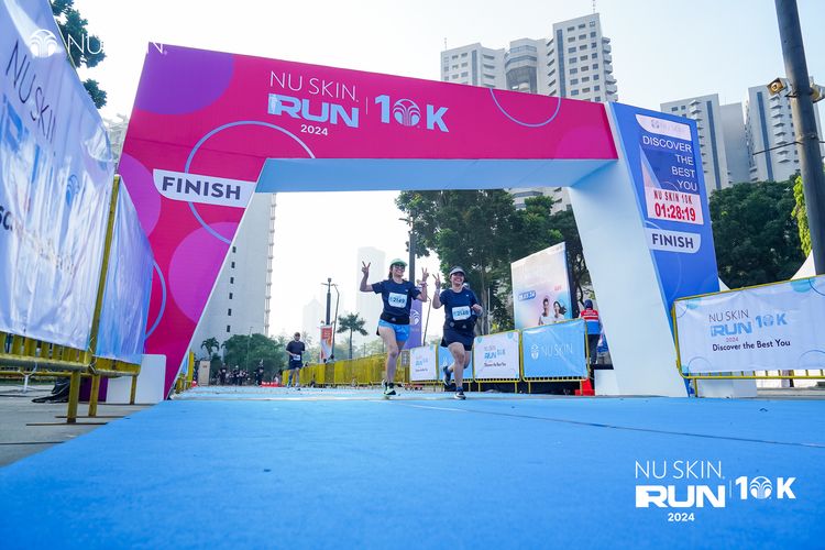 Race photo from Nu Skin Run 10K