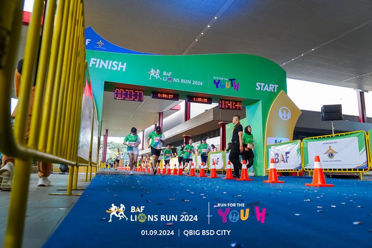 Race photo from BAF LIONS RUN 2024