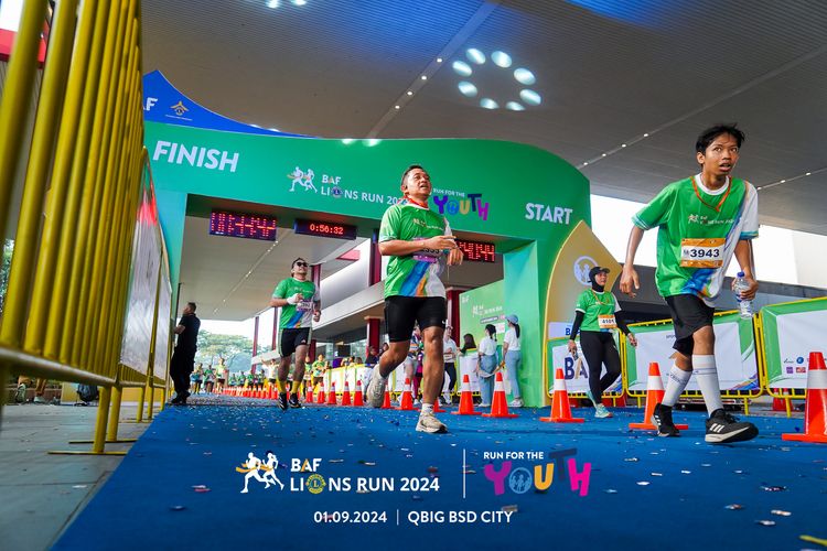 Race photo from BAF LIONS RUN 2024
