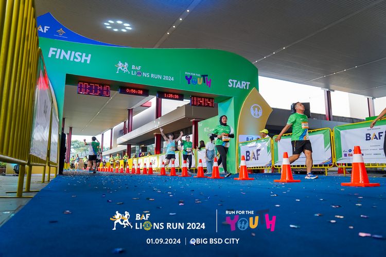 Race photo from BAF LIONS RUN 2024