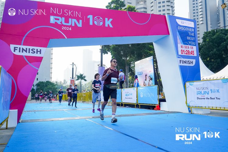 Race photo from Nu Skin Run 10K