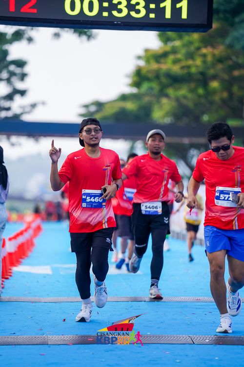 Race photo from CISANGKAN KBP CITY RUN 2025