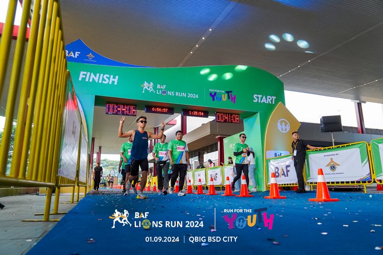 Race photo from BAF LIONS RUN 2024