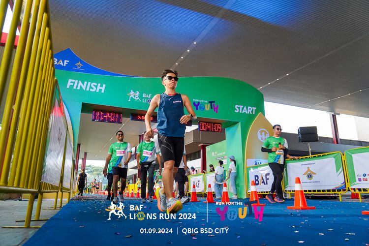 Race photo from BAF LIONS RUN 2024