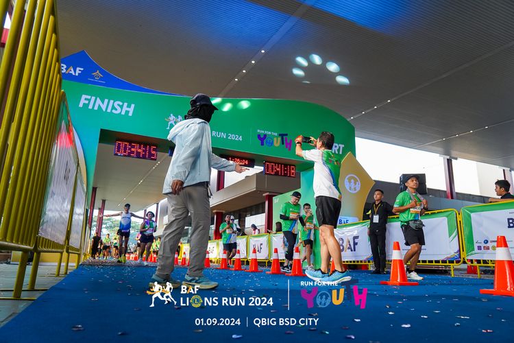 Race photo from BAF LIONS RUN 2024