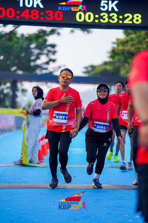 Race photo from CISANGKAN KBP CITY RUN 2025