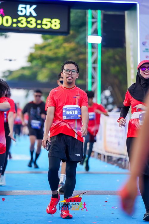 Race photo from CISANGKAN KBP CITY RUN 2025