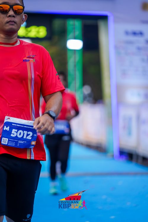 Race photo from CISANGKAN KBP CITY RUN 2025