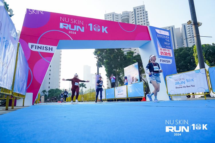 Race photo from Nu Skin Run 10K
