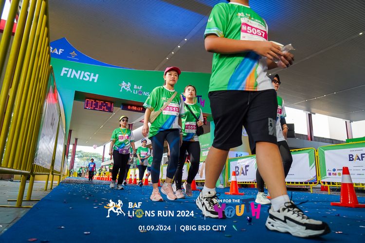 Race photo from BAF LIONS RUN 2024