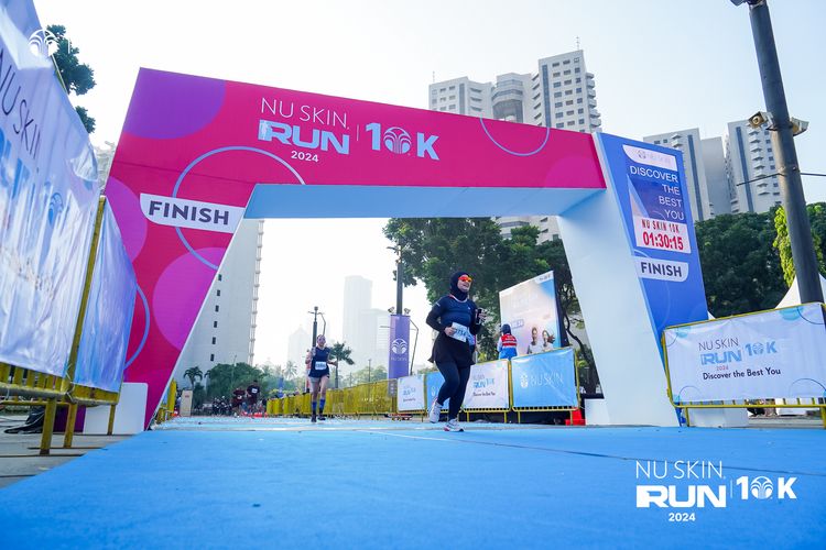 Race photo from Nu Skin Run 10K