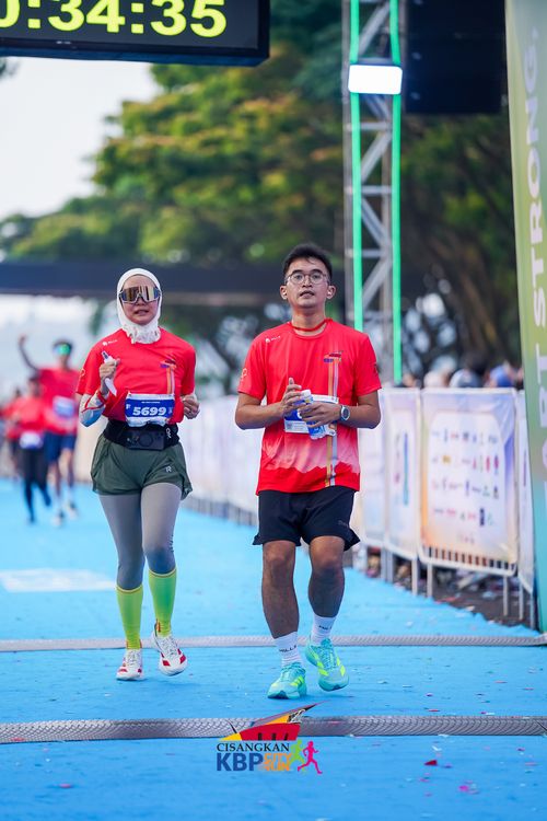 Race photo from CISANGKAN KBP CITY RUN 2025
