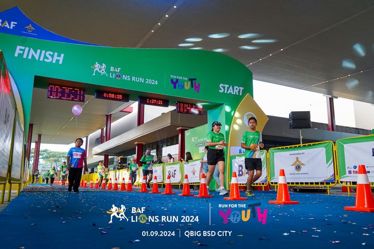 Race photo from BAF LIONS RUN 2024