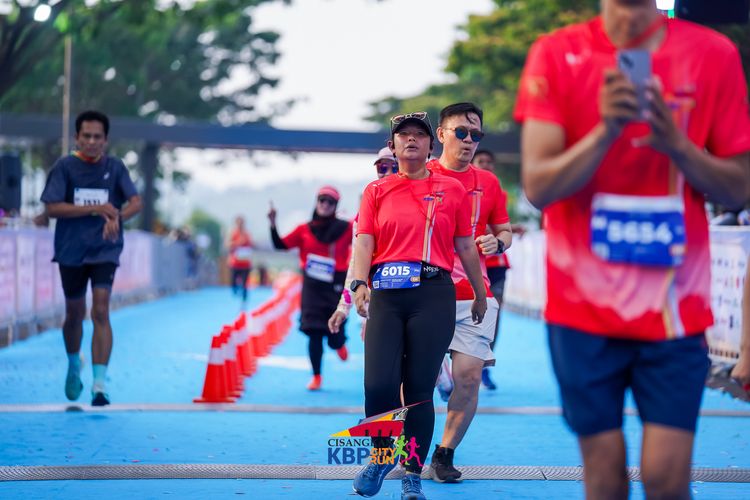 Race photo from CISANGKAN KBP CITY RUN 2025