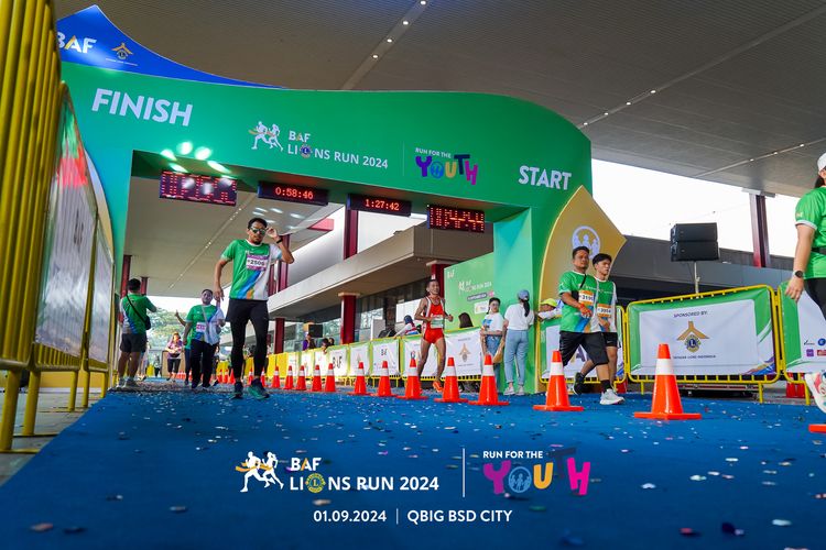 Race photo from BAF LIONS RUN 2024