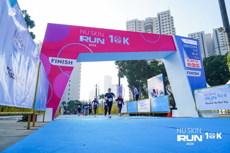 Race photo from Nu Skin Run 10K