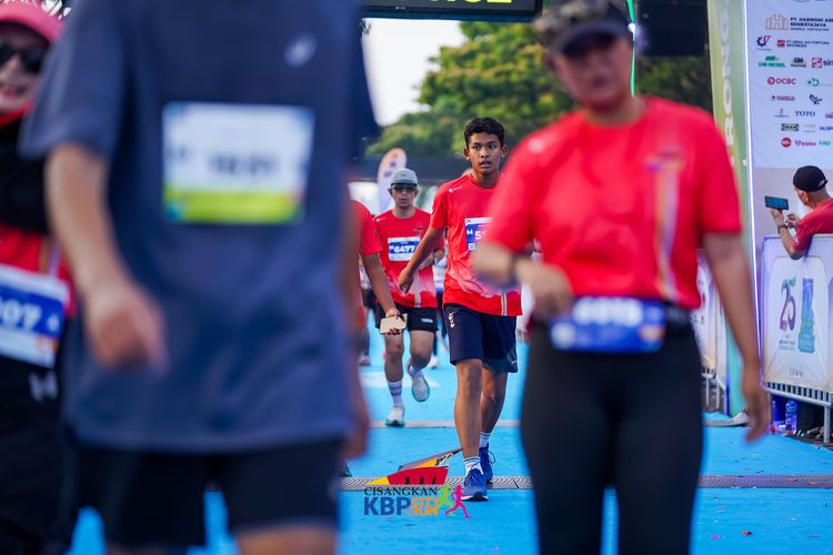 Race photo from CISANGKAN KBP CITY RUN 2025