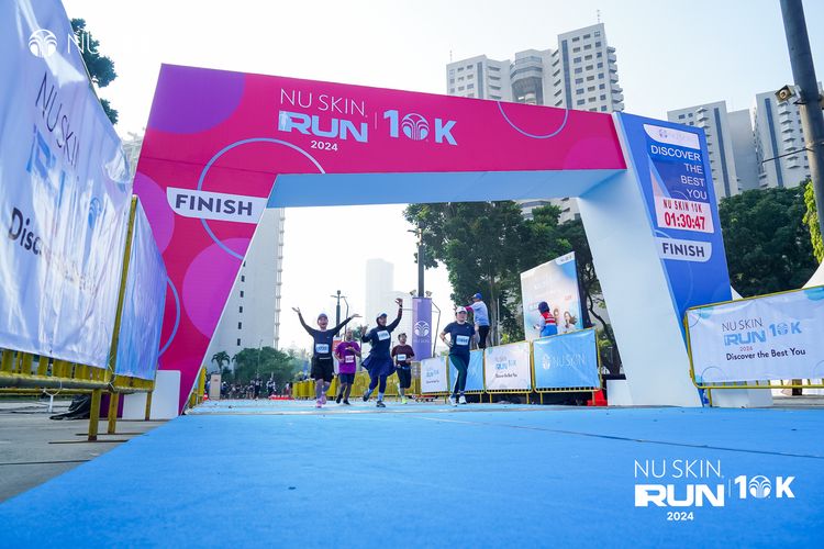 Race photo from Nu Skin Run 10K
