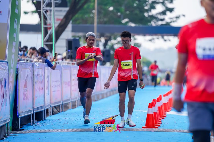 Race photo from CISANGKAN KBP CITY RUN 2025