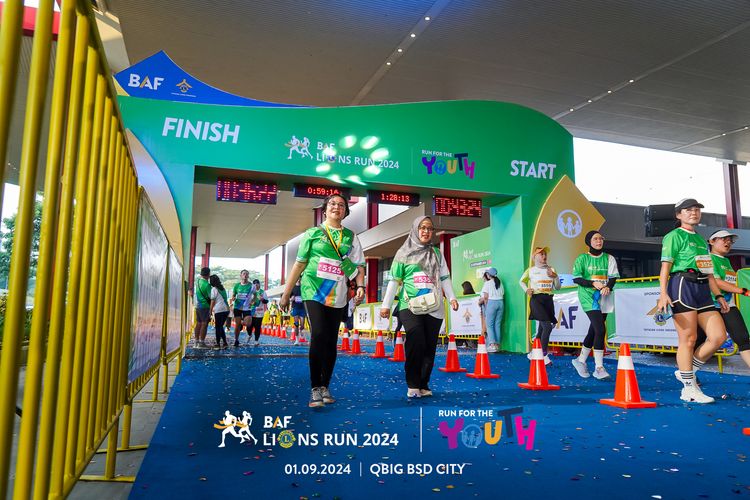 Race photo from BAF LIONS RUN 2024