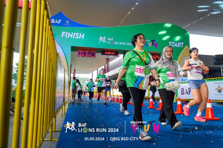 Race photo from BAF LIONS RUN 2024