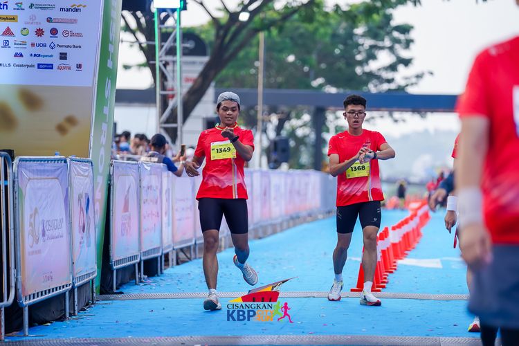 Race photo from CISANGKAN KBP CITY RUN 2025
