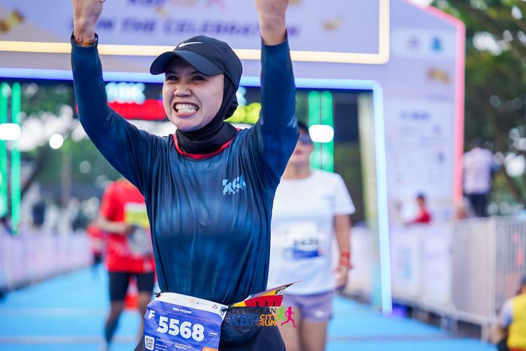 Race photo from CISANGKAN KBP CITY RUN 2025