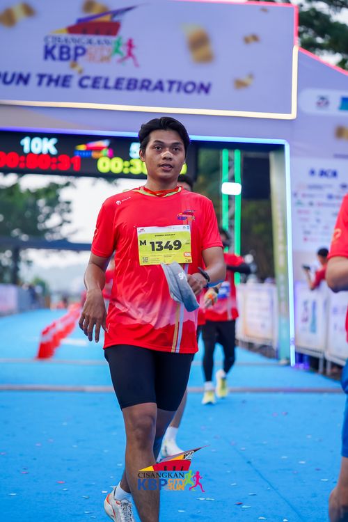 Race photo from CISANGKAN KBP CITY RUN 2025
