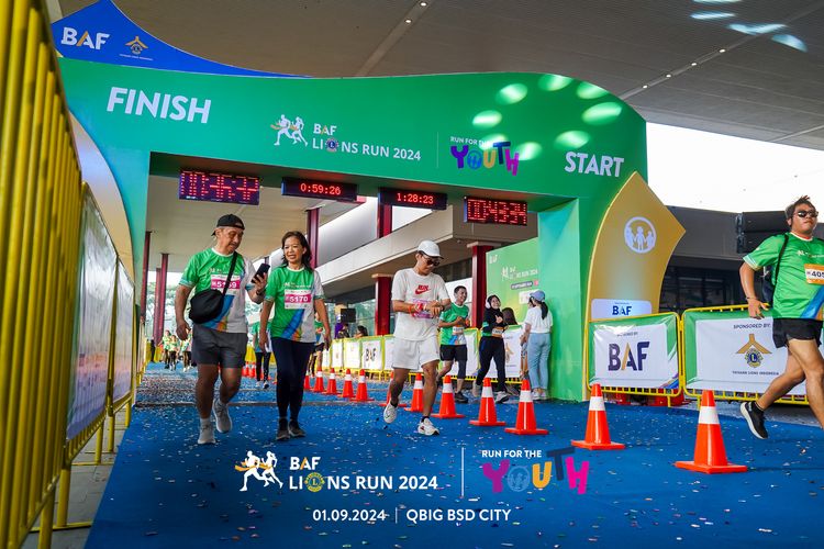 Race photo from BAF LIONS RUN 2024